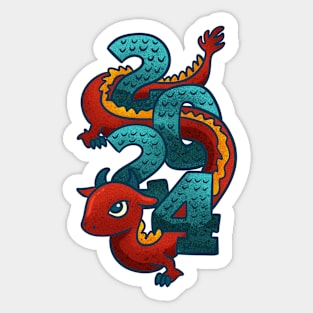 2024 Year of the Dragon Sticker